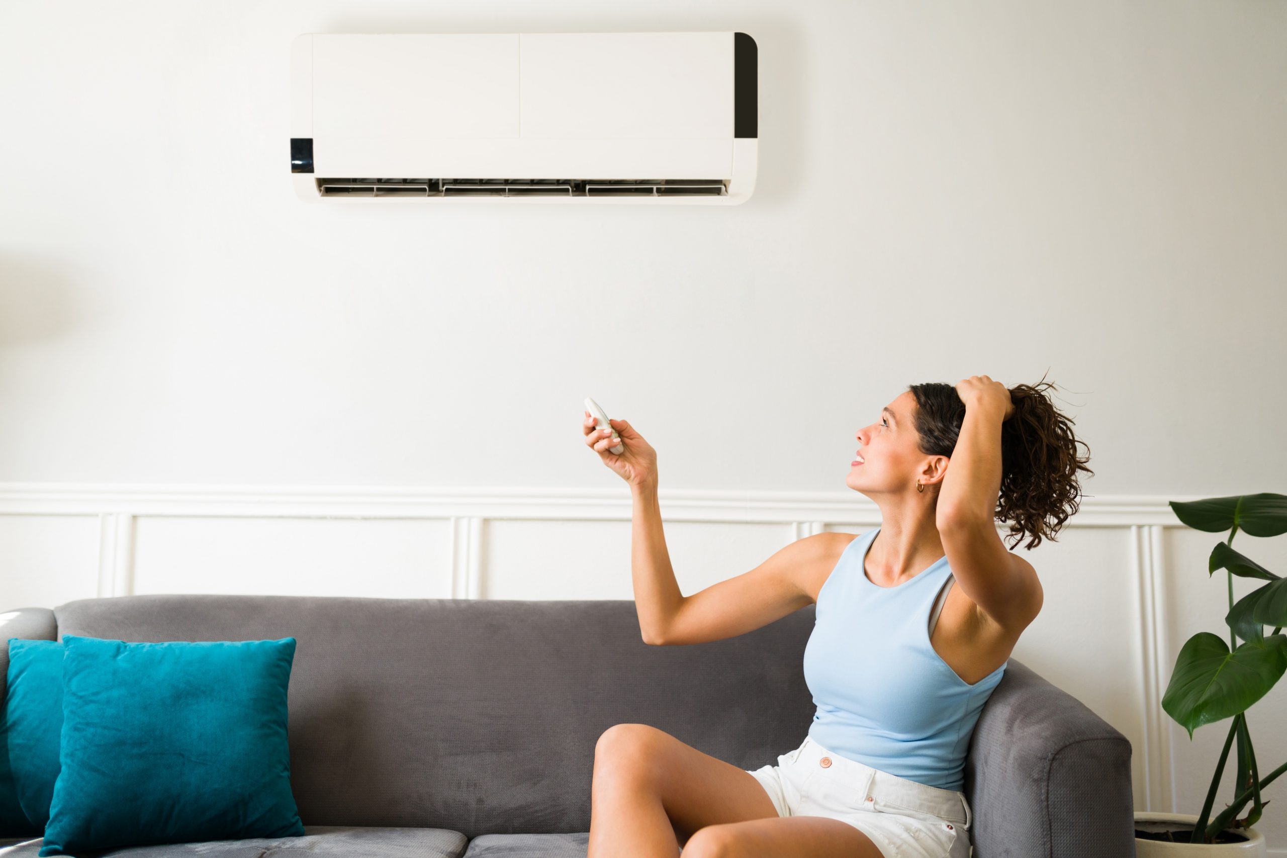 Why is my air conditioner blowing hot air?